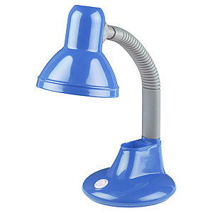 Настольный светильник ЭРА N-105-E27-40W-BU синий