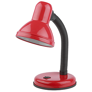 Настольный светильник ЭРА N-102-E27-40W-R красный