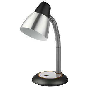 Настольный светильник ЭРА N-115-E27-40W-GU серый